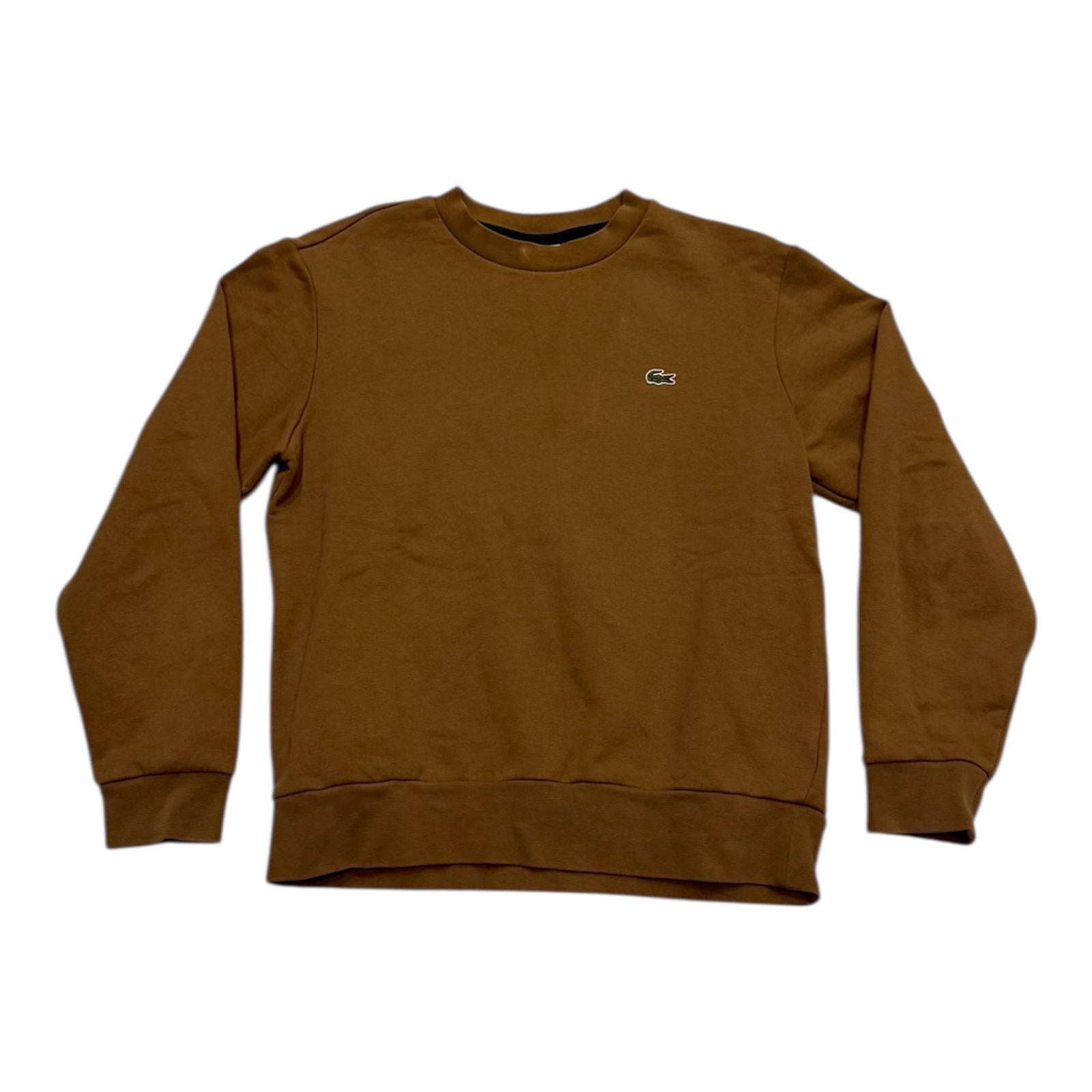 Lacoste Brown Crewneck Sweatshirt