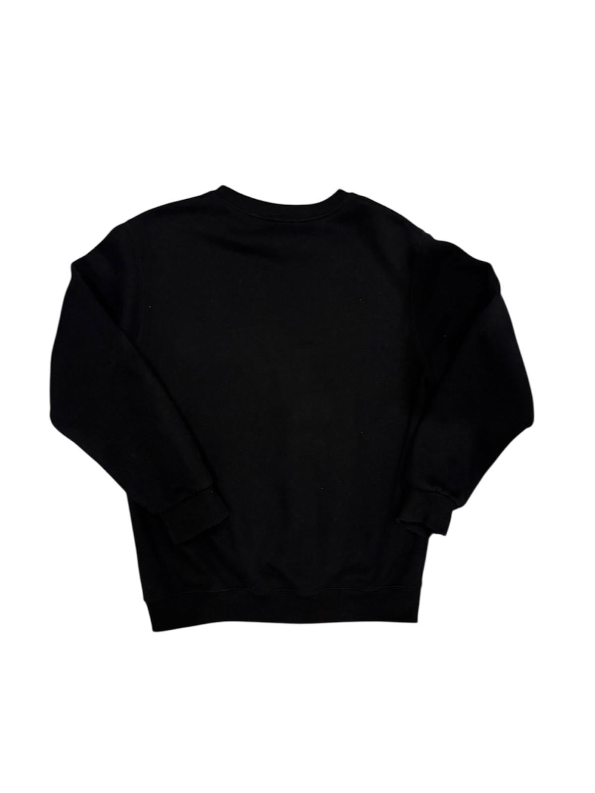 Lacoste Black Crewneck Sweatshirt Classic Crocodile Logo - Excellent Condition