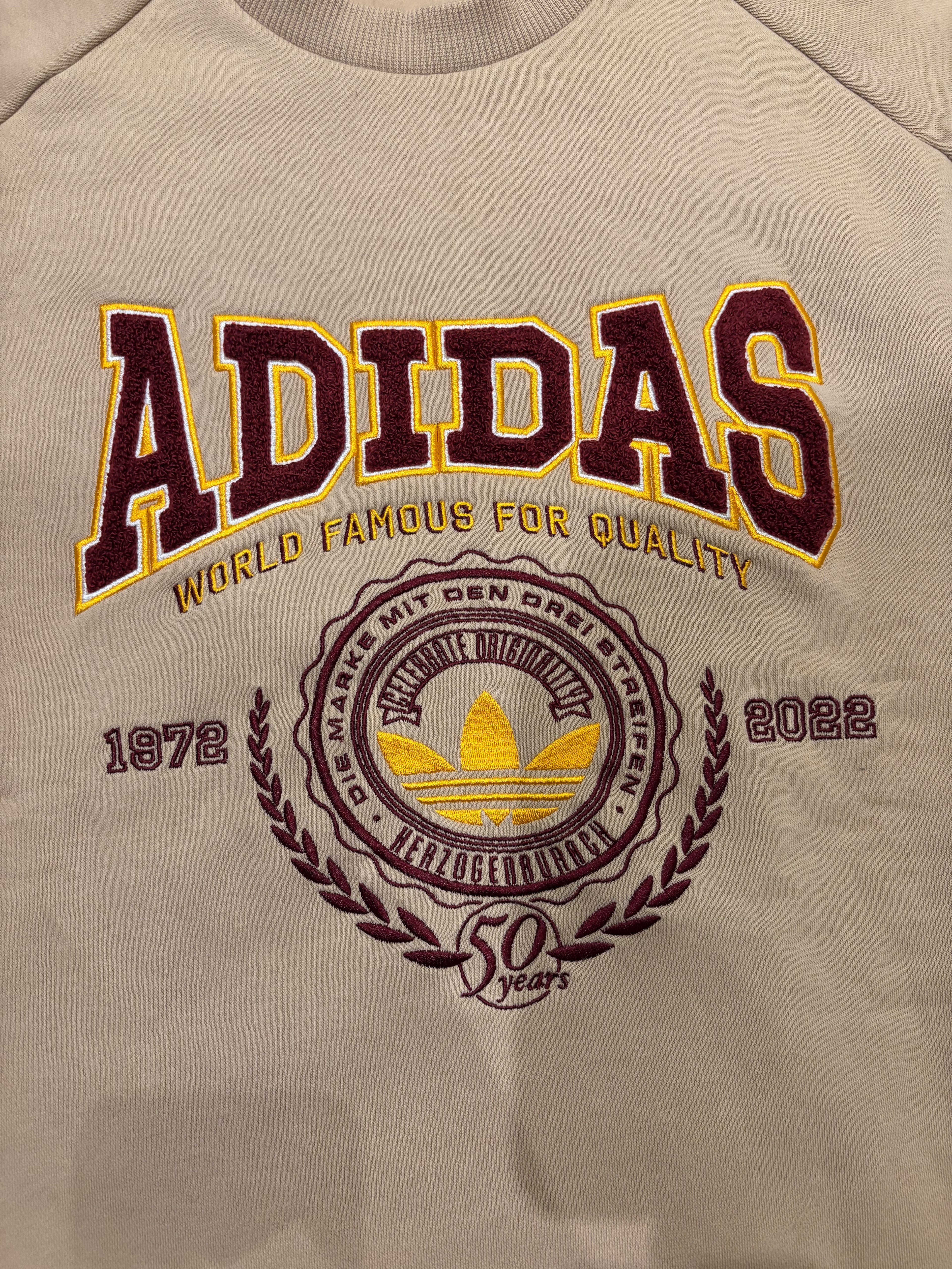 Adidas Retro Vintage Sweatshirt – Size M